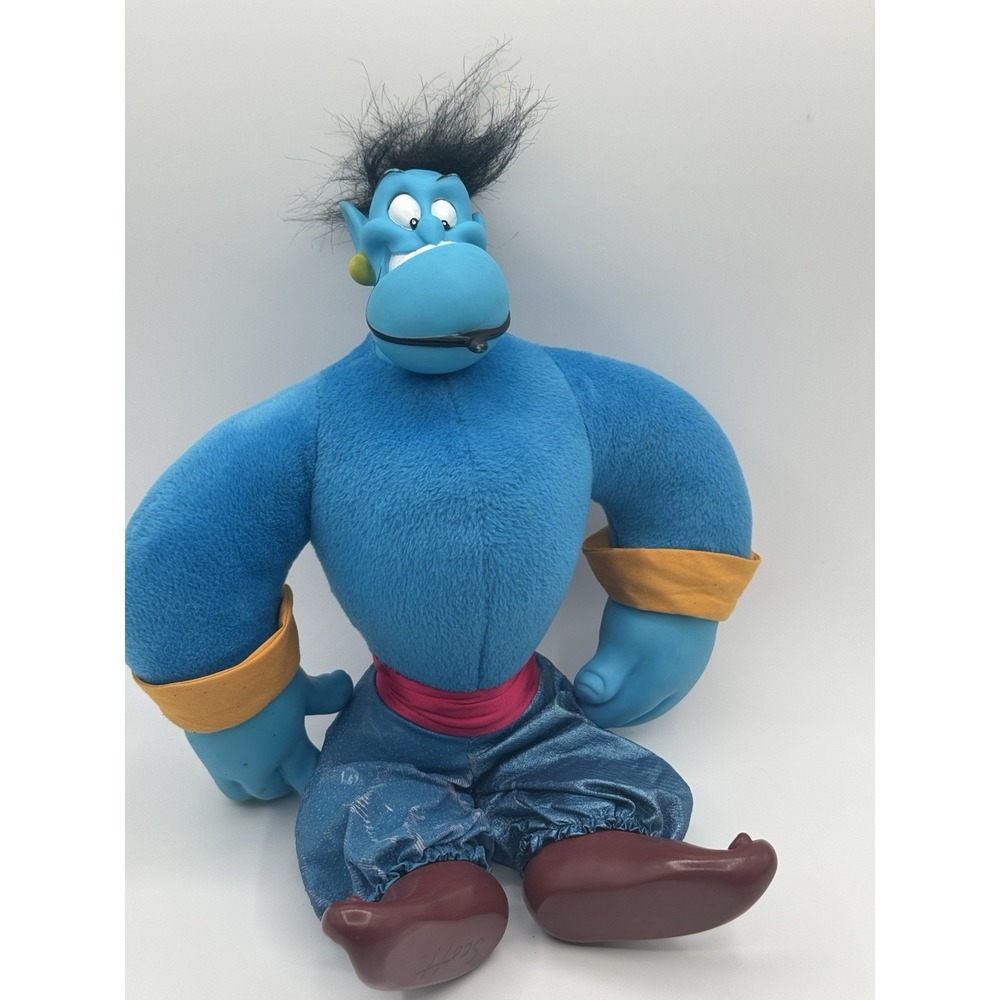 Vintage Walt Disney Aladdin Genie 14" Plush Doll‎